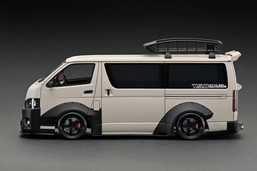 1/18 限定 イグニッションモデル ハイエース HIACE ignition ミニカー/完成品 イグニッションモデル 1/18 T S D WORKS