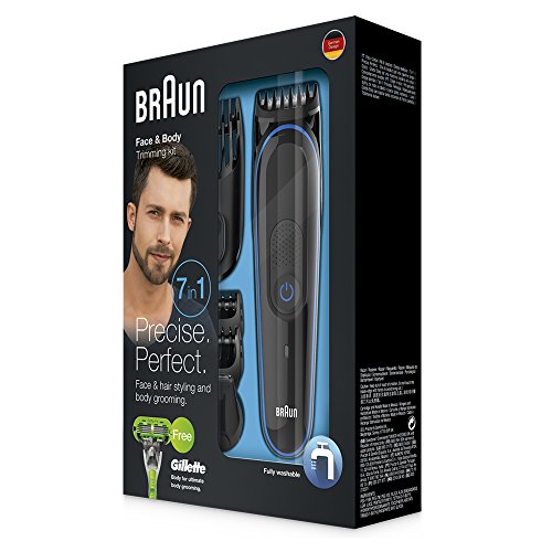 Image of Braun MGK3040 - 7-in-One Multi Grooming and Trimmer Kit (Black)