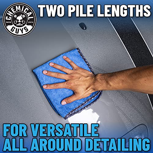 Chemical Guys, Professional Microfiber Towels, 16 x 16 in, Blue, 12 Pack - image 7