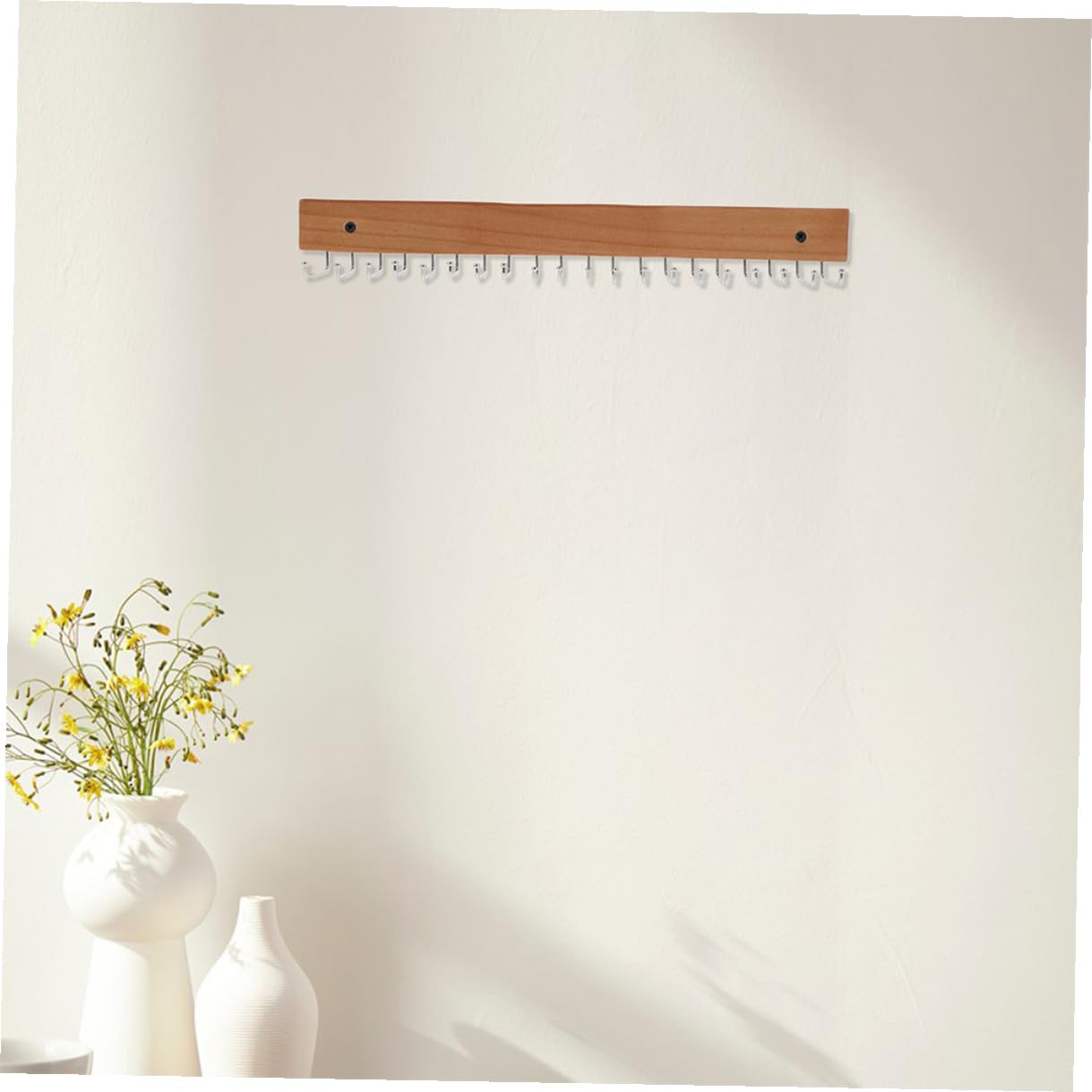 Toyvian Percha para Cinturones y Corbatas De Pared, Resistente Al Desgaste, Montaje Sencillo, Adecuado para Organizar Armarios y Entradas, Diseño Elegante y Moderno
