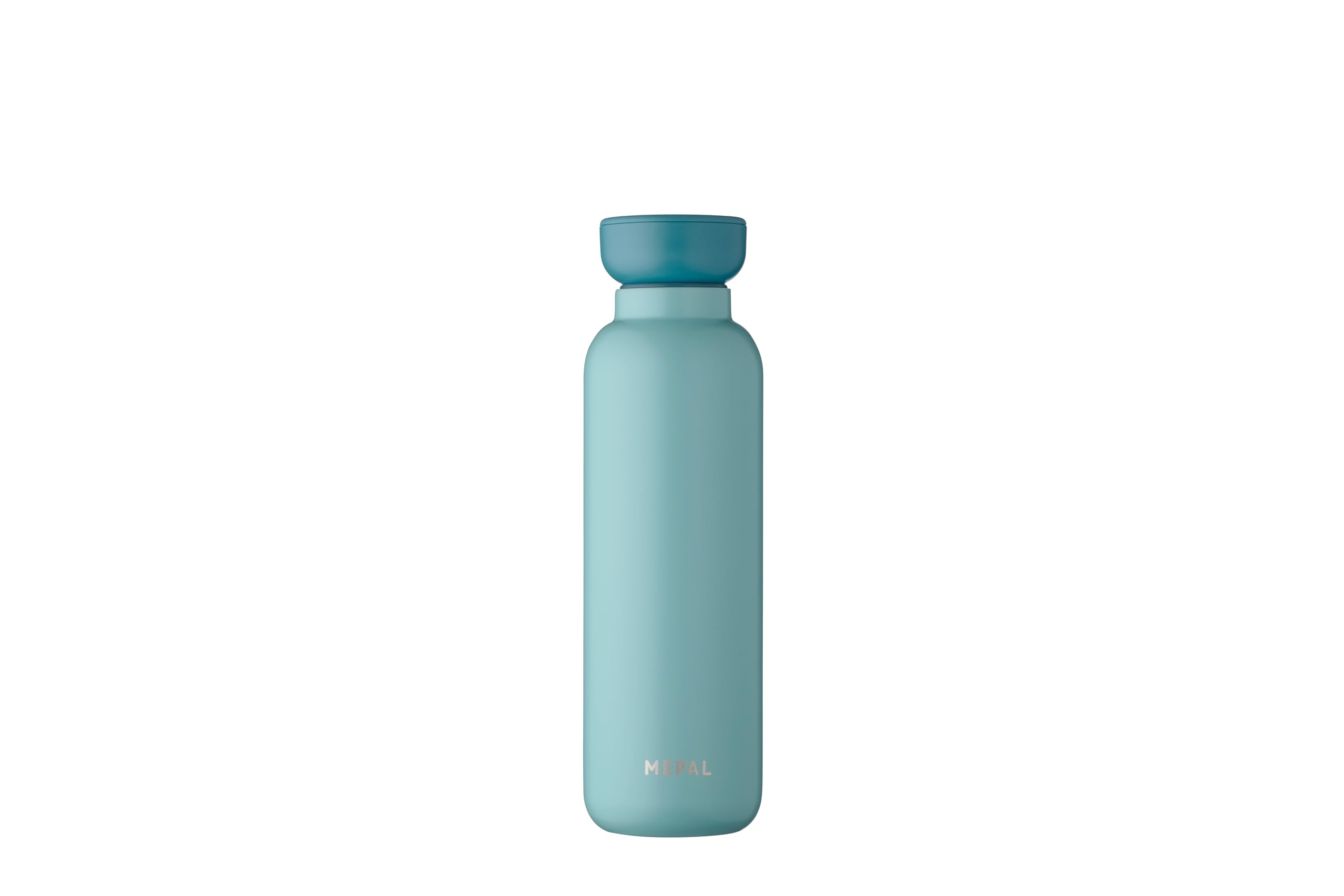 Mepal – Insulated Bottle Ellipse – Double Walled Insulated Bottle – Drinking Bottle On The Go – 12 Hours Hot & 24 Hours Cold – Stainless Steel - 500 ml – Nordic Green