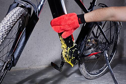 SONAX Microfaser WaschHandschuh (1 Stück) bequemer Handschuh mit maximalem Oberflächenschutz, schonende Reinigung Aller Lack, Glas und Kunststoffoberflächen, Art-Nr. 04282000