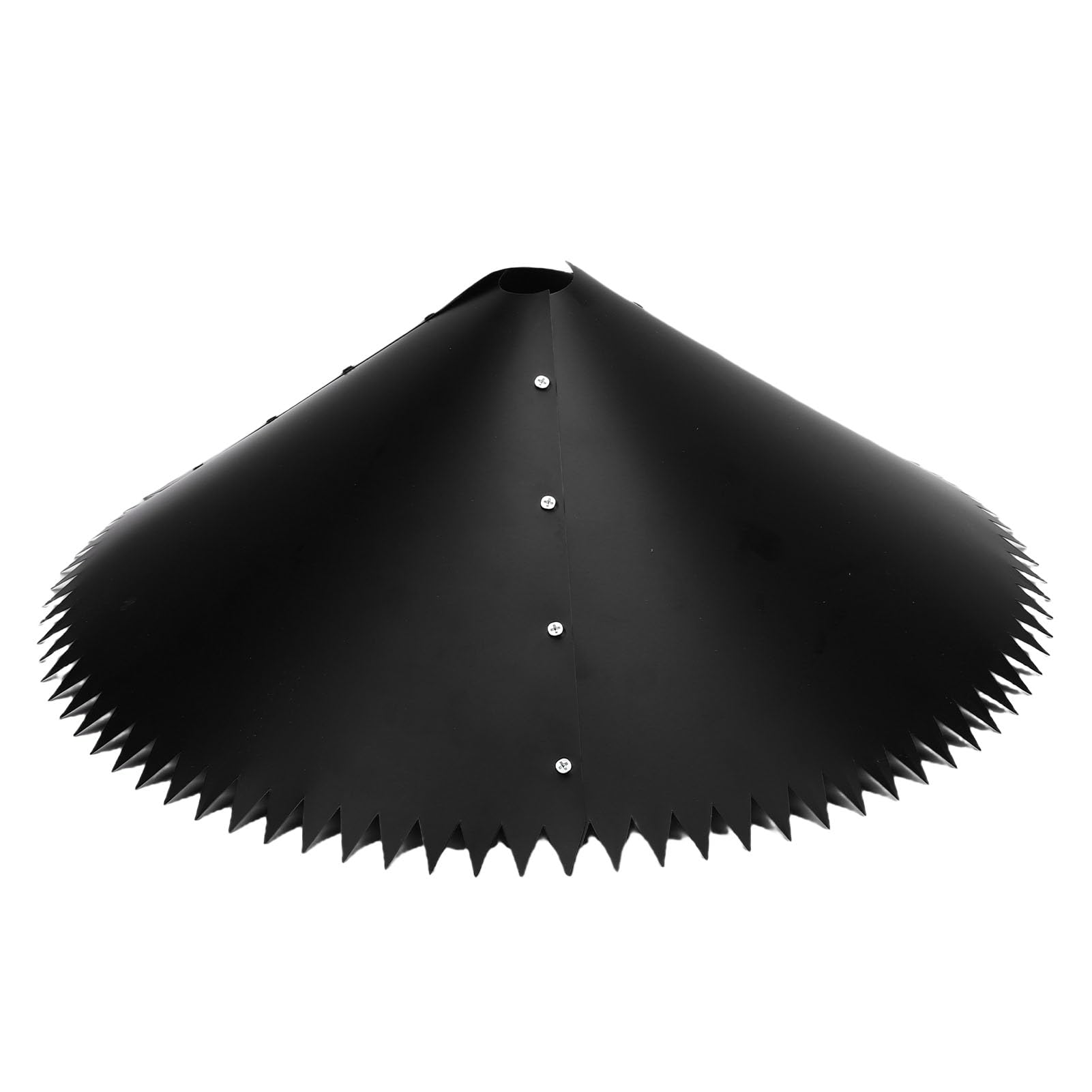 Jelquix 3 Pack Squirrel Baffle for Bird Feeder Pole 360 Degree Spiked Metal, Weather Resist Protector for Outdoor Bird Feeding