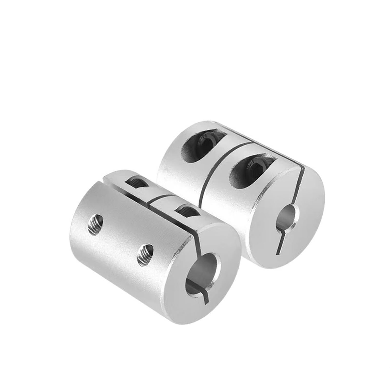 Rigid coupling,Stainless steel rigid coupling 1pcs D20L25 3D Printer Part Lead Screw Coupler RIgid Coupler Rigid Coupling Motor Connector Motor Shaft Coupling(5x10)