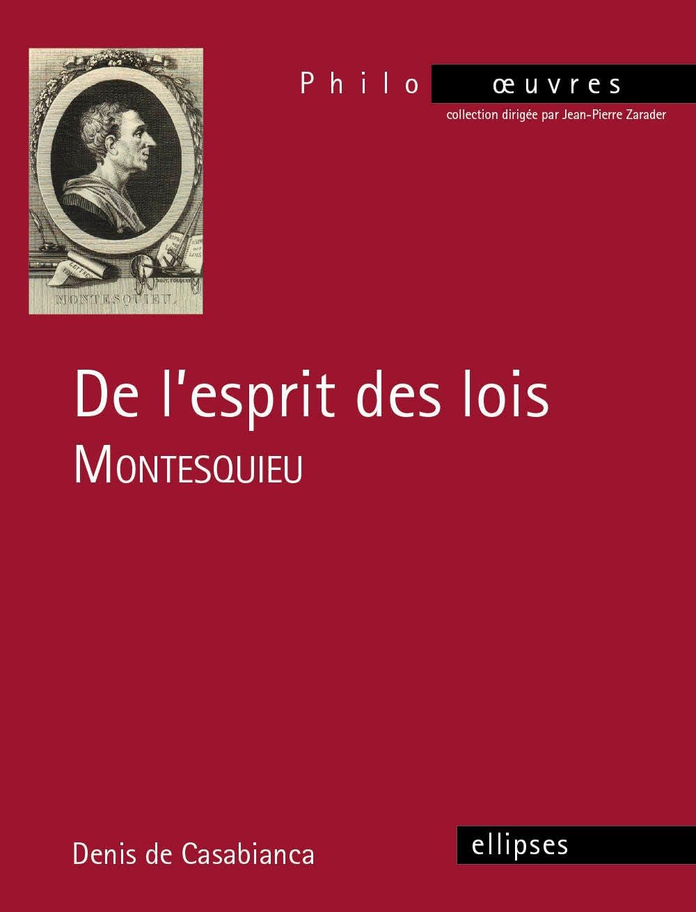 Montesquieu, De l’Esprit des lois