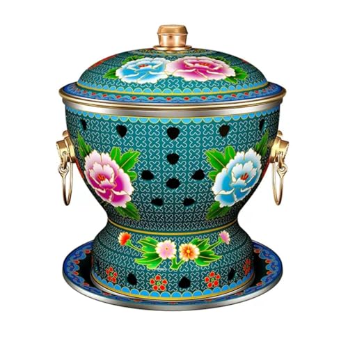 Olla china para hot pot de cobre pequeño con estufa de alcohol miniatura 1
