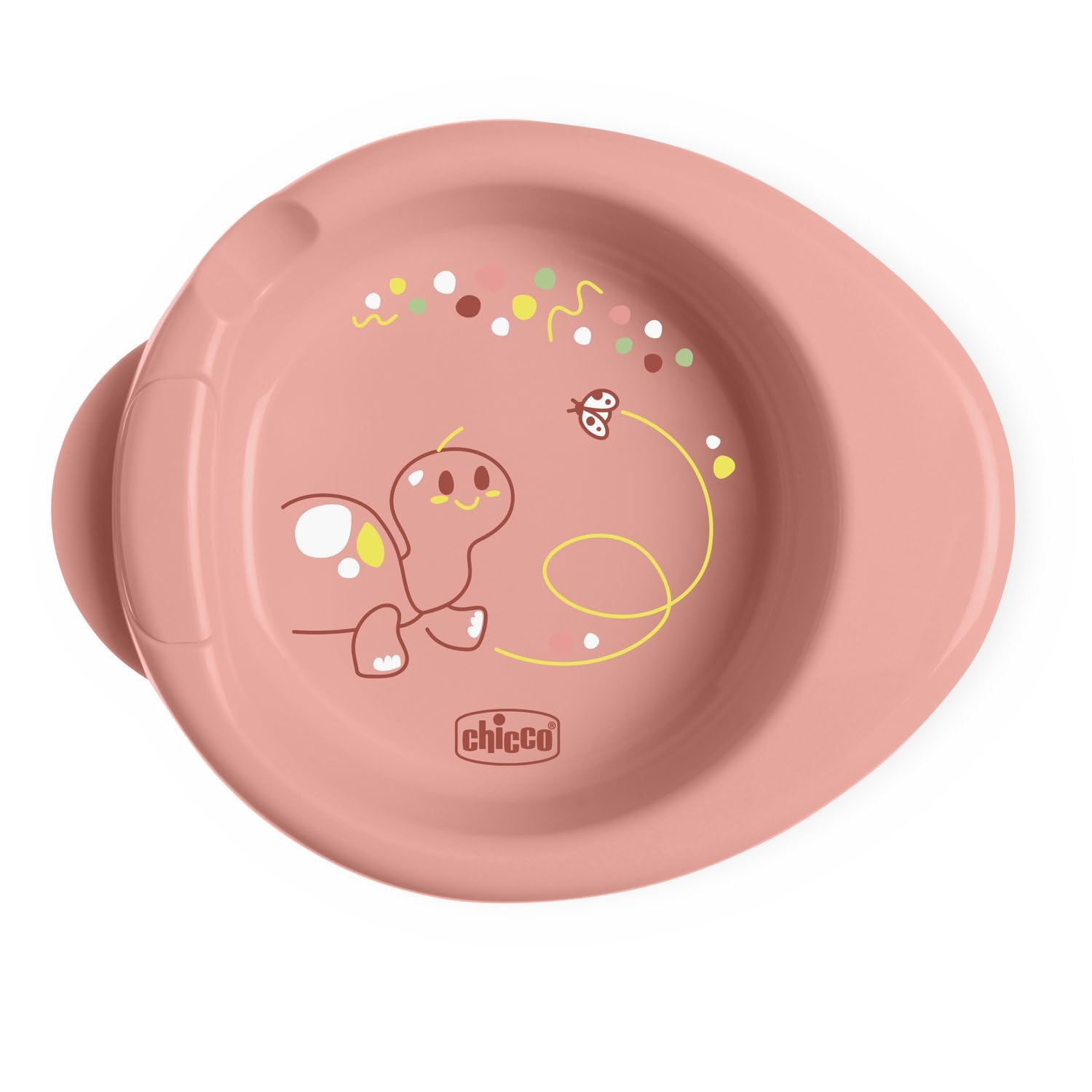 Chicco Warmy Baby- und Kleinkindteller für warme Speisen, Thermo-Kinderteller-Set mit Heißwasserbehälter, Entwöhnungsgeschirr Teller mit rutschfestem Boden und ergonomischem Design, 0% BPA, 6+M, Rosa