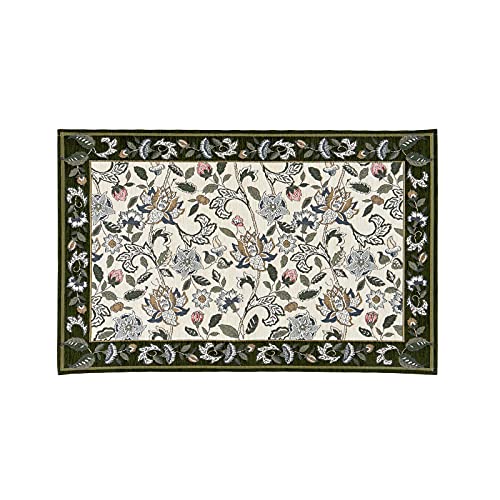 川島織物セルコン MINTON ミントン 玄関マット ニューハドンホール グリーン 60×93cm FH1202