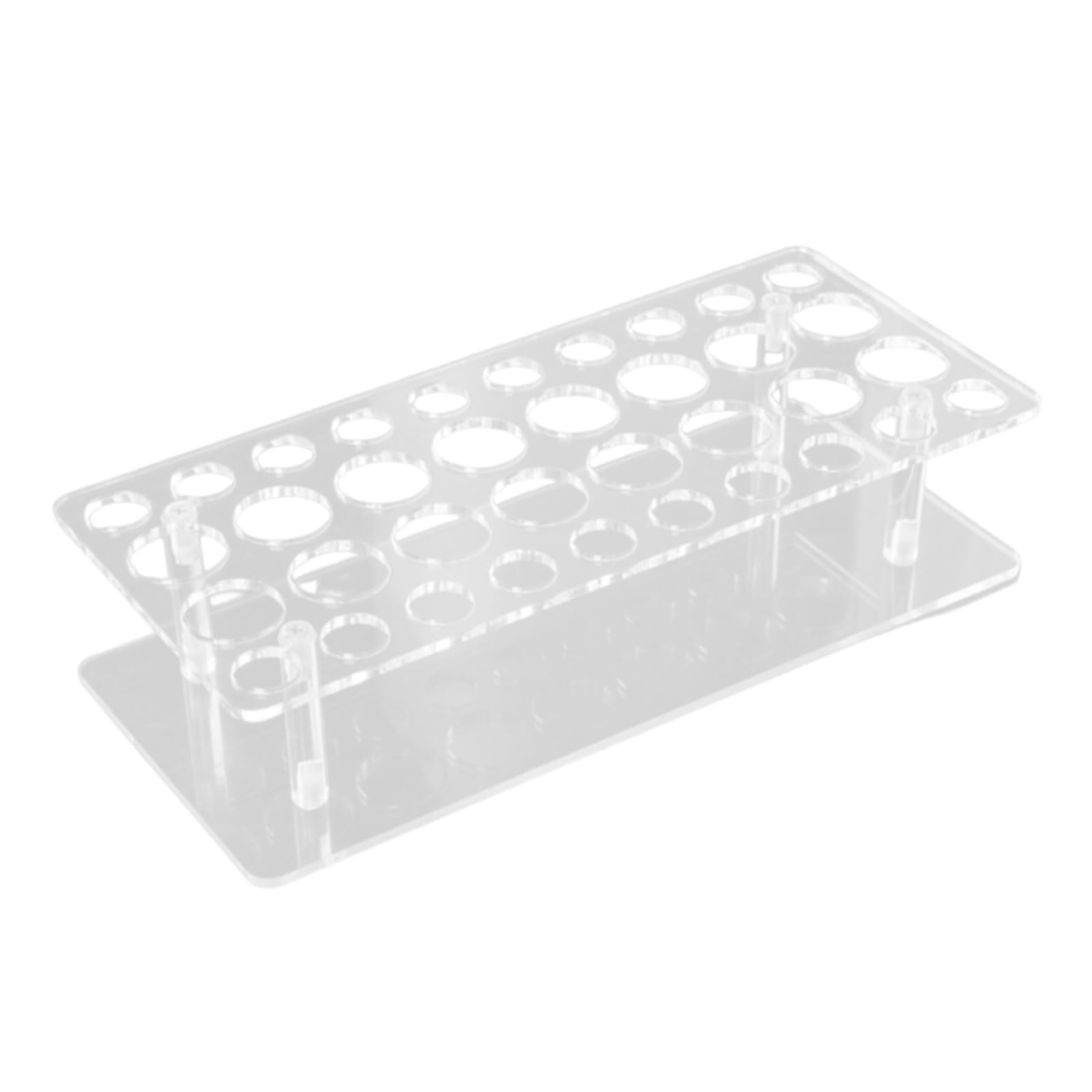 Msioytog Sturdy Clear Perfumes Stand for Luxurious Fragrances Collections 36 Compartment Storage Solution Modern Perfumes Storage Display Stand