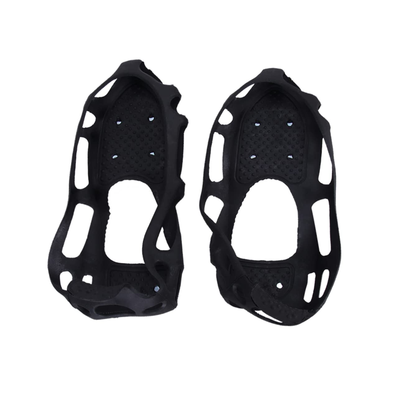 OUNONA 1Pair Slip Teeth Crampons for Shoes S Durable Ice Cleats with Hardened Spikes for Climbing and Walking Fits Footwear