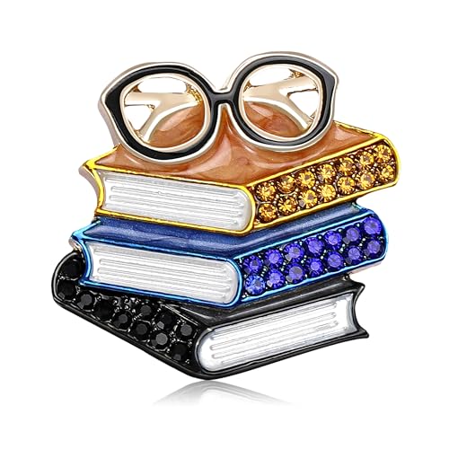 Image of Book Brooches and Pins for Women Teachers Day Gift Fashion Accessories