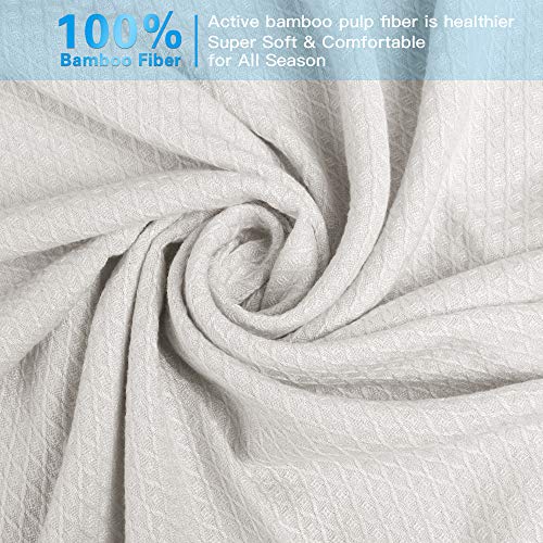Image of AmyHomie Cooling Blanket Queen Size 90 inchx90 inch, 100% Rayon Derived from Bamboo