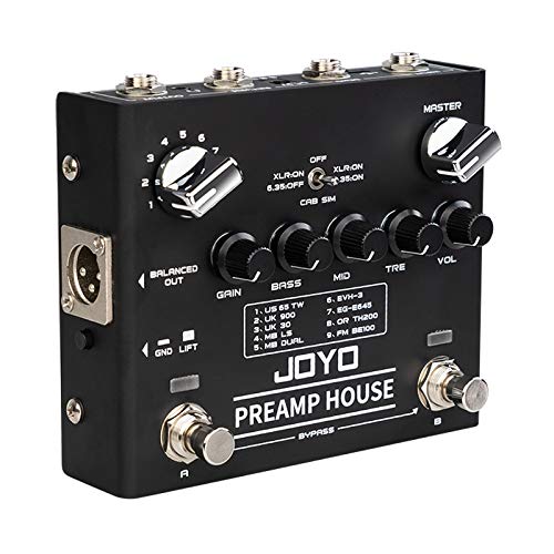ギター JOYO PREAMP HOUSE JOYO R-15 Preamp House Multi Pedal, Distortion and Clean Pedal, 9