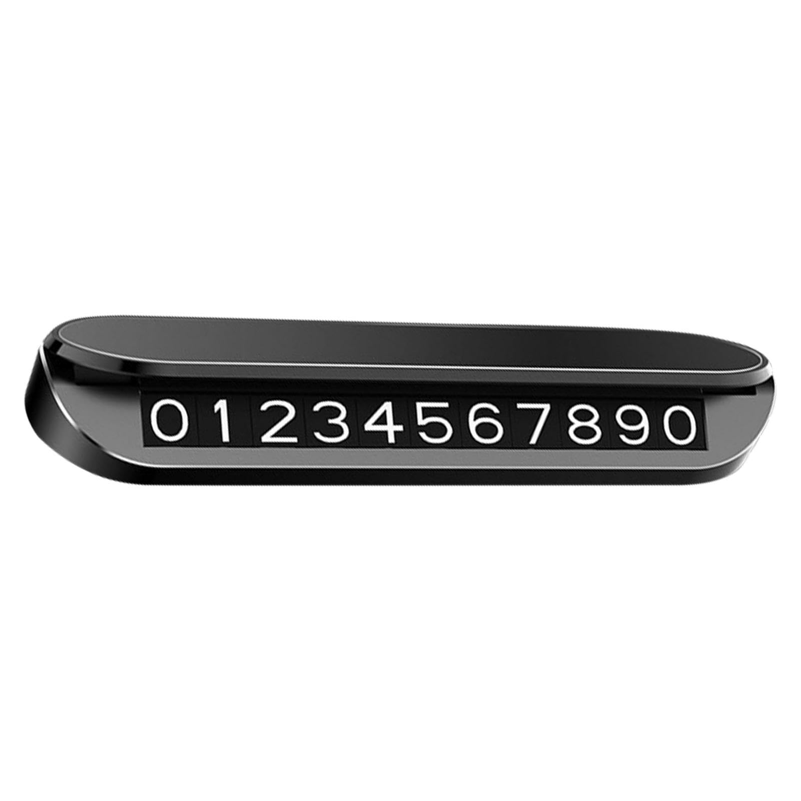Parknummernschild Mit Magnethalterung – Für Autobesitzer | Telefonnummer Anzeigen, Magnetisch & Wiederverwendbar