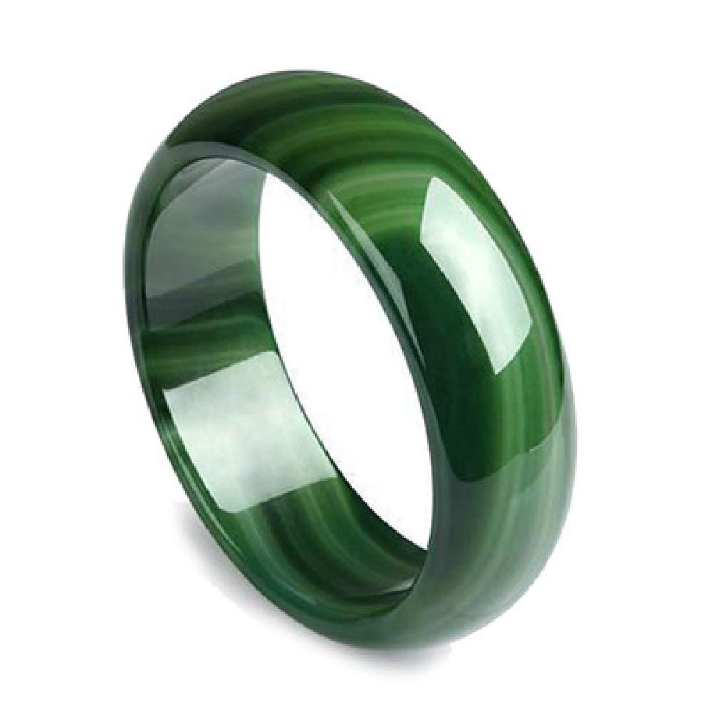 Braccialetto Classico da Donna in Giada, Braccialetti con Catena in Giada Verde Chiaro Naturale, Bracciale in Giada con Pietra preziosa di giadeite, 58-64 mm, 60-62 mm(62