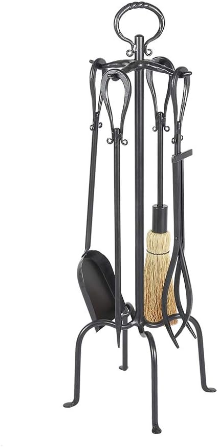 Minuteman X870942 Black Bolton Mini Fireplace Tool Set | Woodstove Outlet - View #10