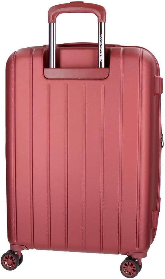 review MOVOM Women's Set 3 suitcases, Rojo, 75cm/29.7