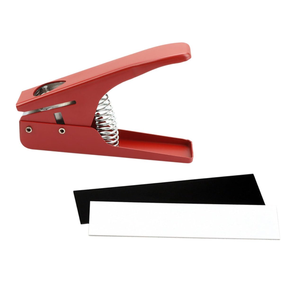 Abaodam Taglierina Professionale per Plettro Chitarra in Metallo Rosso per DIY e Personalizzazione Accessori per Chitarra Acustica Strumento per Musicisti