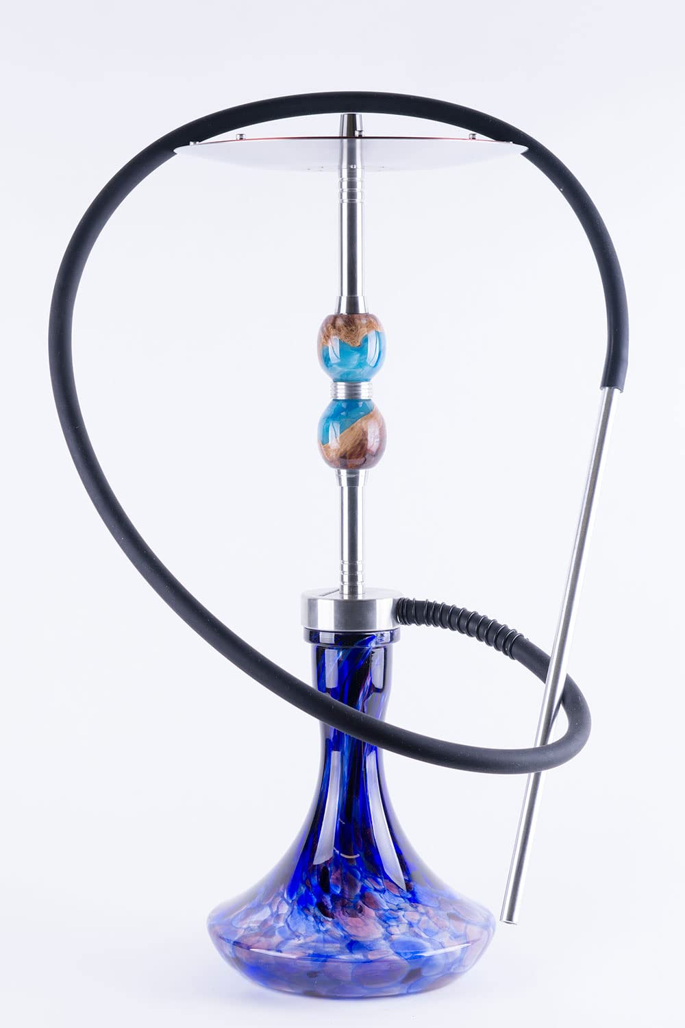B2 Hookah SS-Inox PCC Earth - 100 Hand Made - 1 of 1 Custom - 304 Stainless Steel