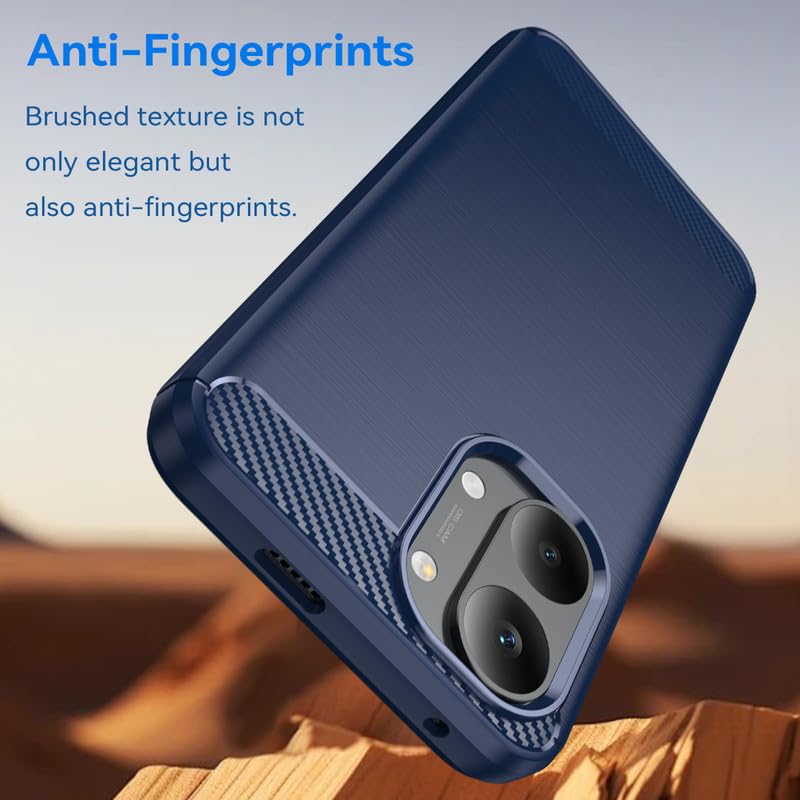 Image of Basic Case for Poco X8 Pro Max 5G (Carbon Fibre Blue)