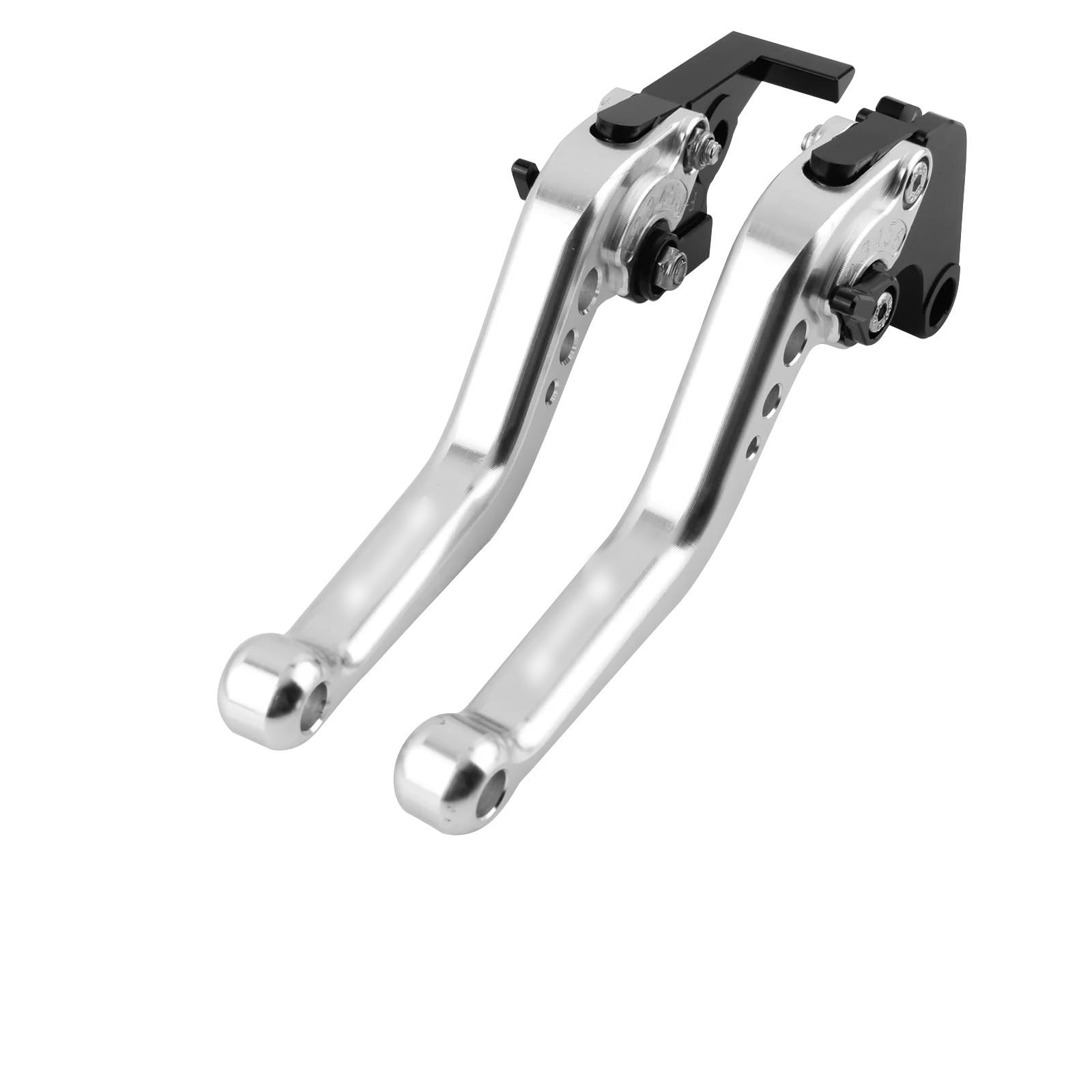 Riderai Silver Motorbike Clutch Levers For Bmw S1000r 2015-2020 Motorcycle Short Brake Clutch Lever Handles(Silver)