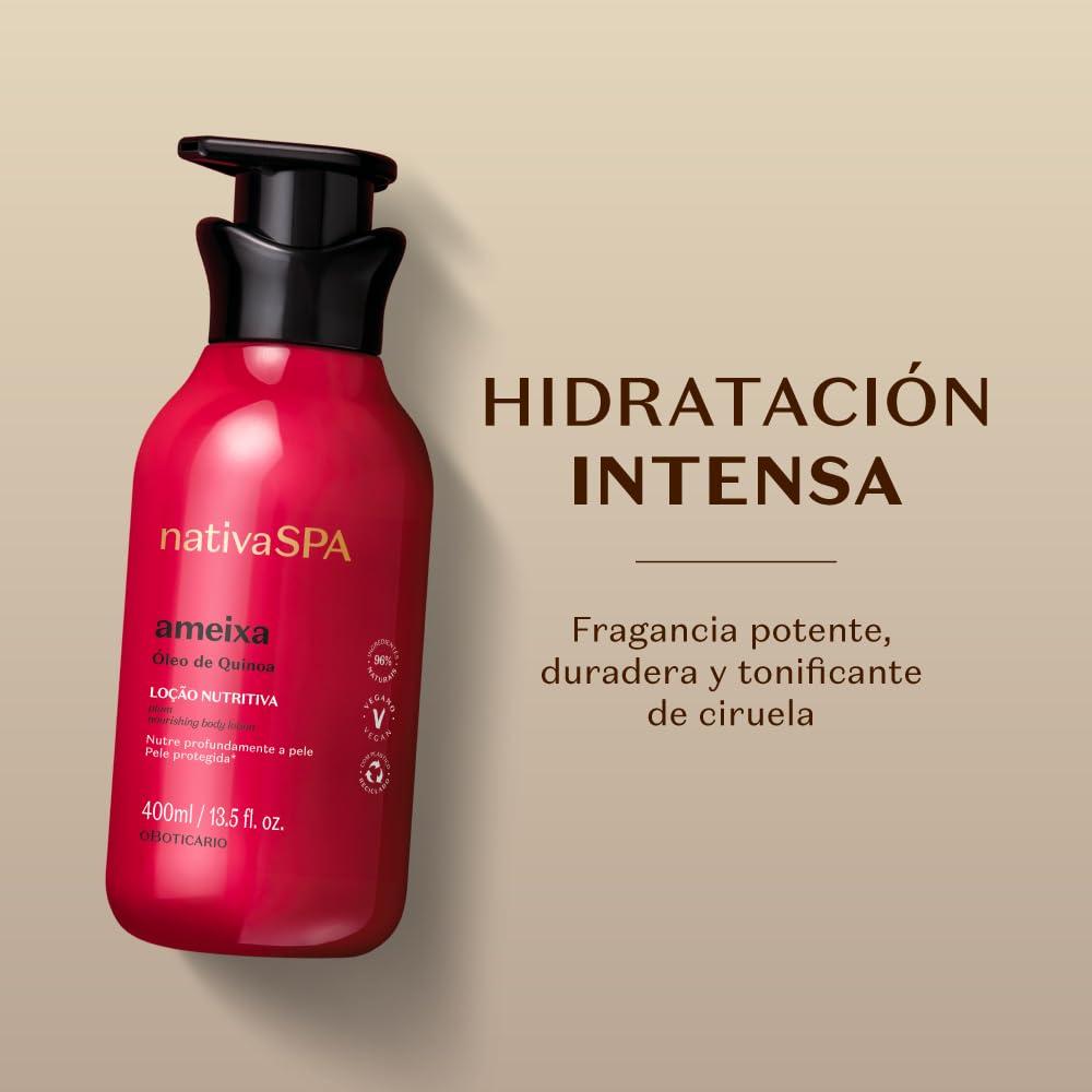 O Boticário Nativa SPA Ciruela Set Regalo Cuidado de la Piel con 2 Productos | Crema Hidratante Corporal 400ml y Aceite Corporal Perfumado 200ml — view 4