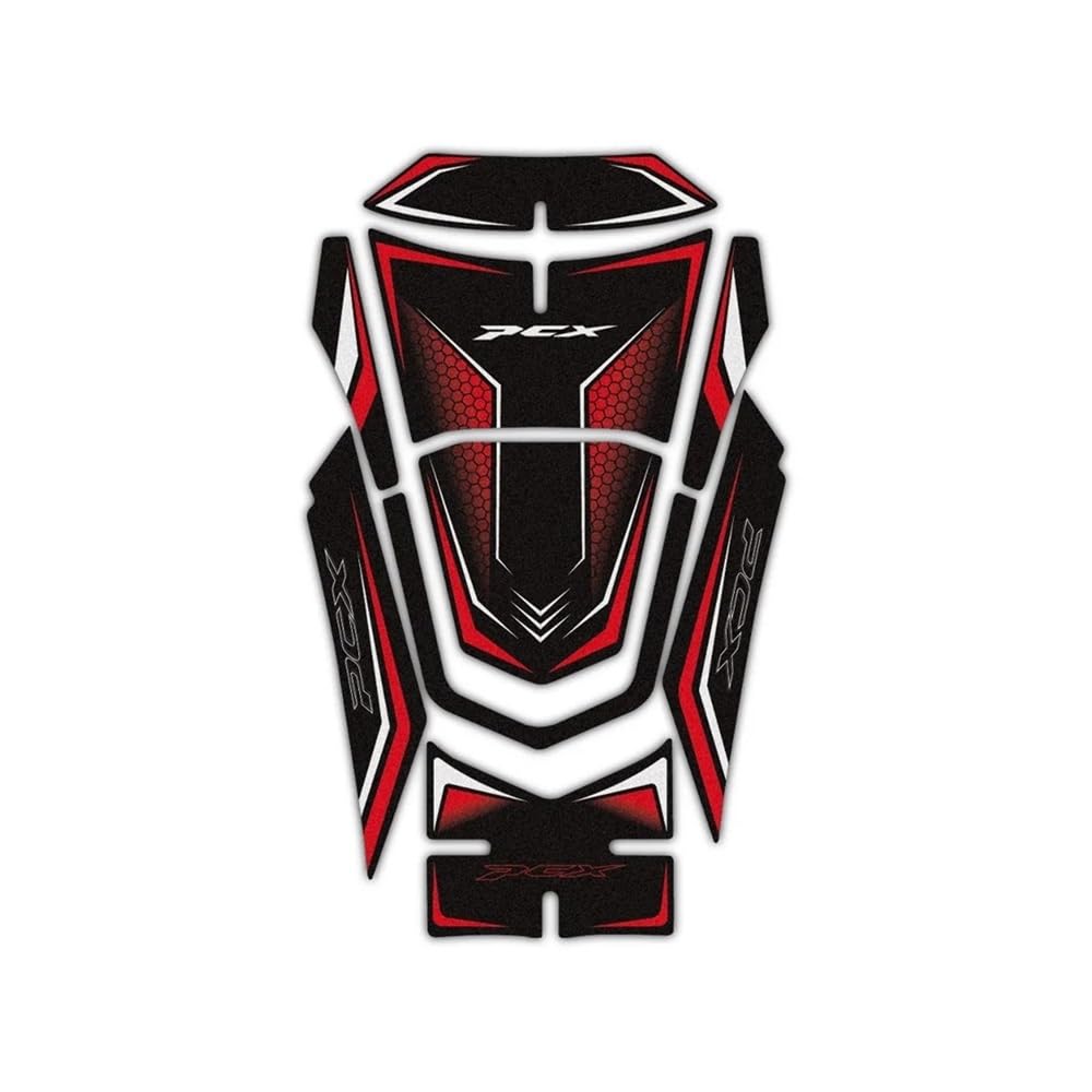 Motorcycle Fuel Tank Sticker Motorcycle Accessories Sticker Decorative Decal Kit Gas Oil Fuel Tank Pad Protector Fuel Tank Traction Pad for Pcx 160