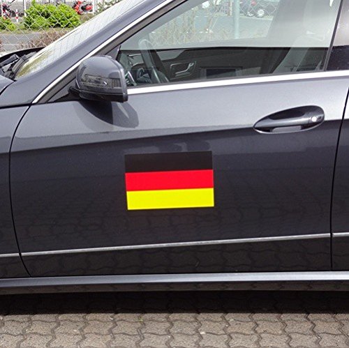 Preisvergleich Produktbild Deutschlandfahne Flagge Magnetfolie Autofahne 300x200 mm