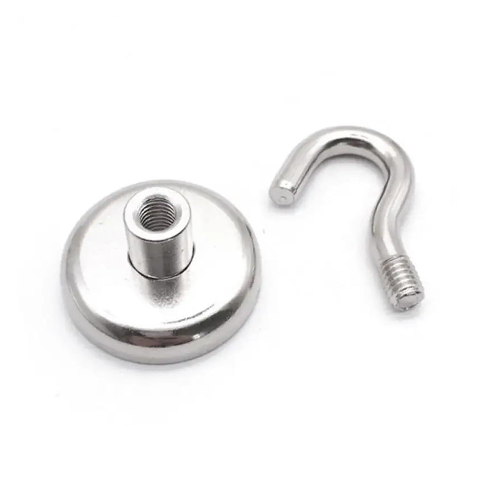 Genérico Ganchos magnéticos de alta resistencia, colgador magnético for colgar tazas, gancho pared for abrigo, 6 uds(D20 12KG)