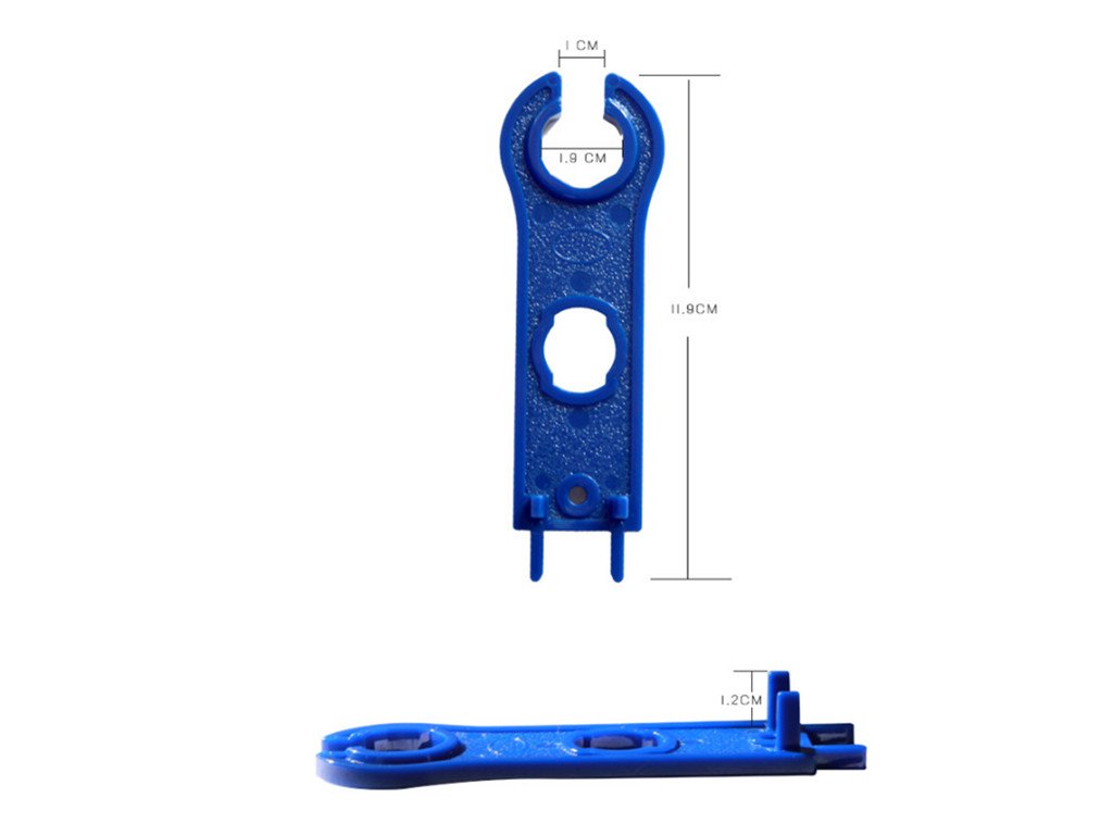 Solar Panel Connector Disconnect Tool Set - 2-Piece Spanner Wrench For MC4 Connectors