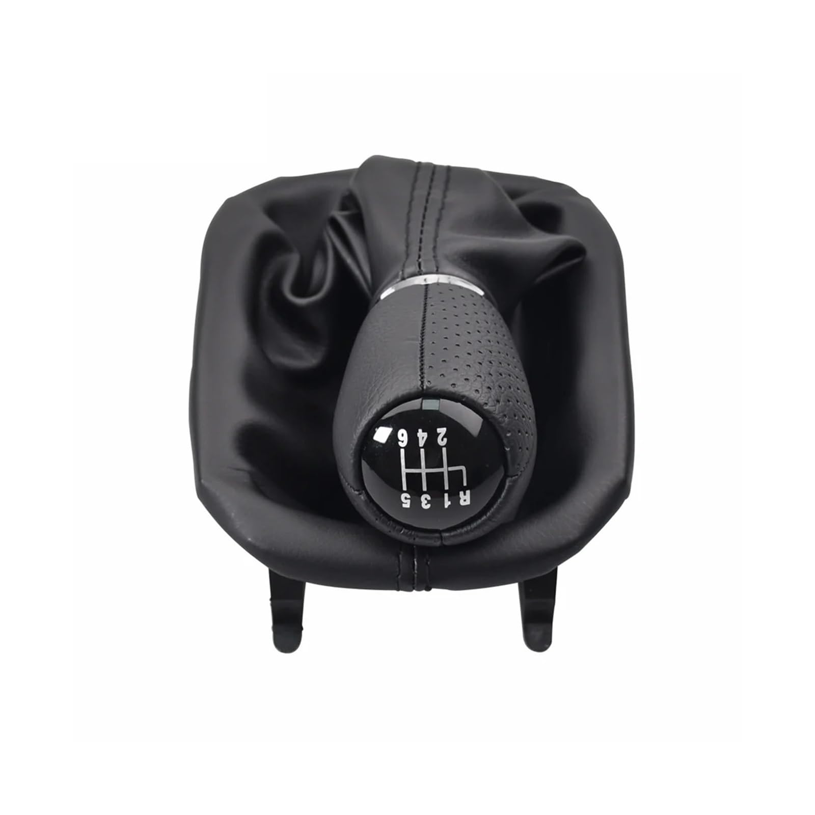 SRVSQTPTVK Car Shift Knob for Seat for Leon 1 MK1 for Toledo II MK2 1998-2005 12mm 5/6 Speed Manual Gear Shift Knob PU Gaiter Boot(6 Speed)