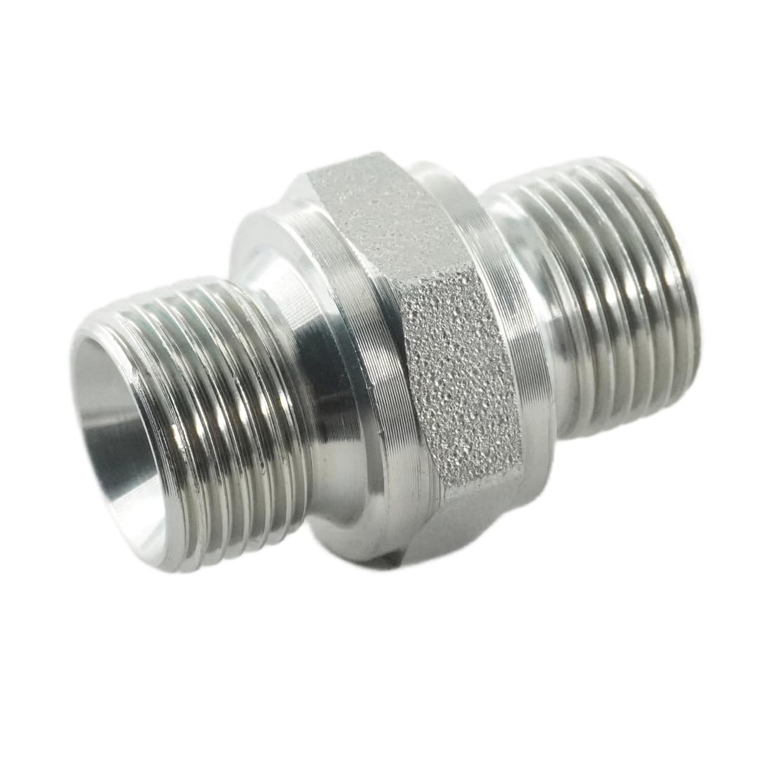 Dubbele schroefdraad Nippel buiten schroefdraad G1/2 LH x G Dubbele schroefdraad Nippel buiten schroefdraad G1/2 LH x G