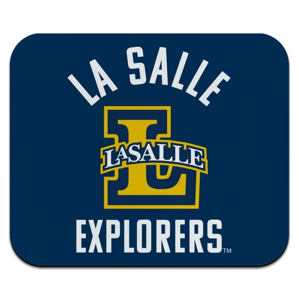 La Salle University Explorers Logo Low Profile Thin Mouse Pad Mousepad