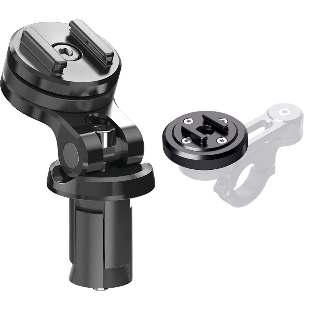 SP Moto STEM Mount & 53135 Anti Modulo di Vibrazione, Nero