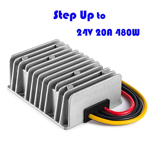 Mggi MG20191116 Waterproof Dc/Dc Converter 12V Step Up To 24V, Boost Converter 20A 480W Voltage Regulator, Power Adapter Voltage Booster,Power Supply Module Boost Transformer thumb #1