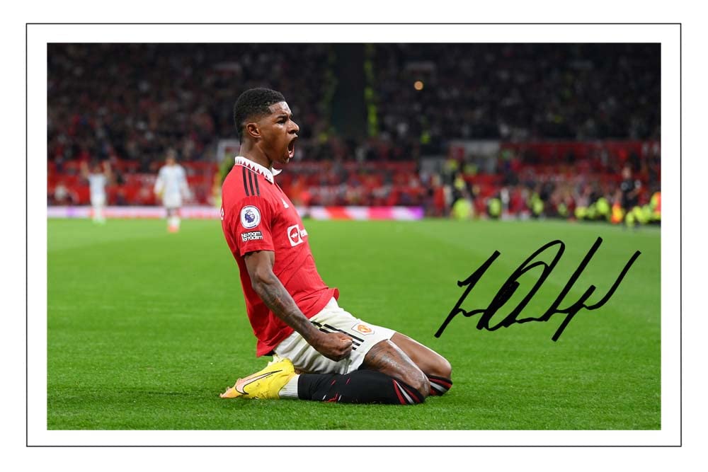 Rashford 公式/直筆/サイン Official Card MARCUS RASHFORD-Manchester United-51 Caps