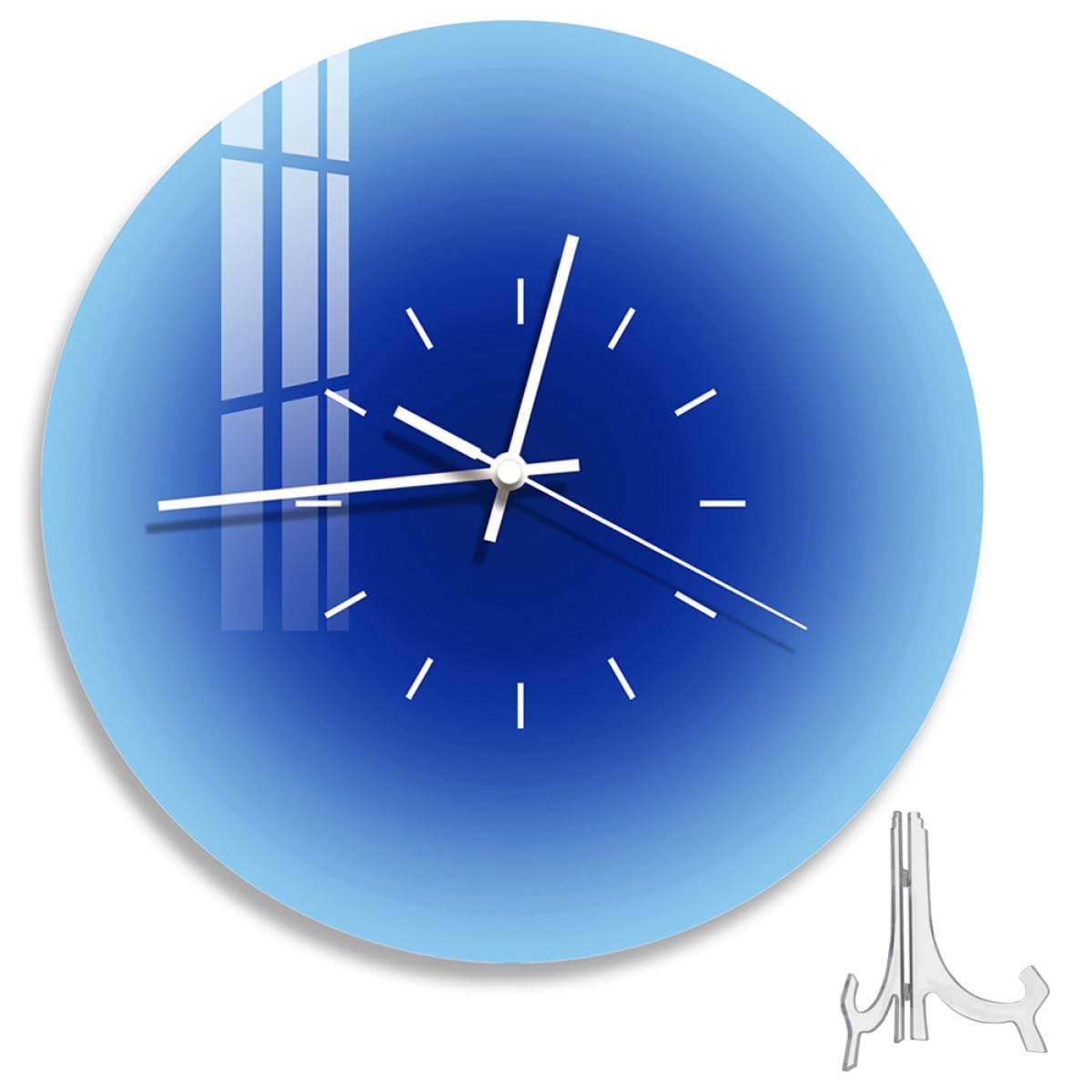 Horloge murale en acrylique effet coucher de soleil rond Vicasky