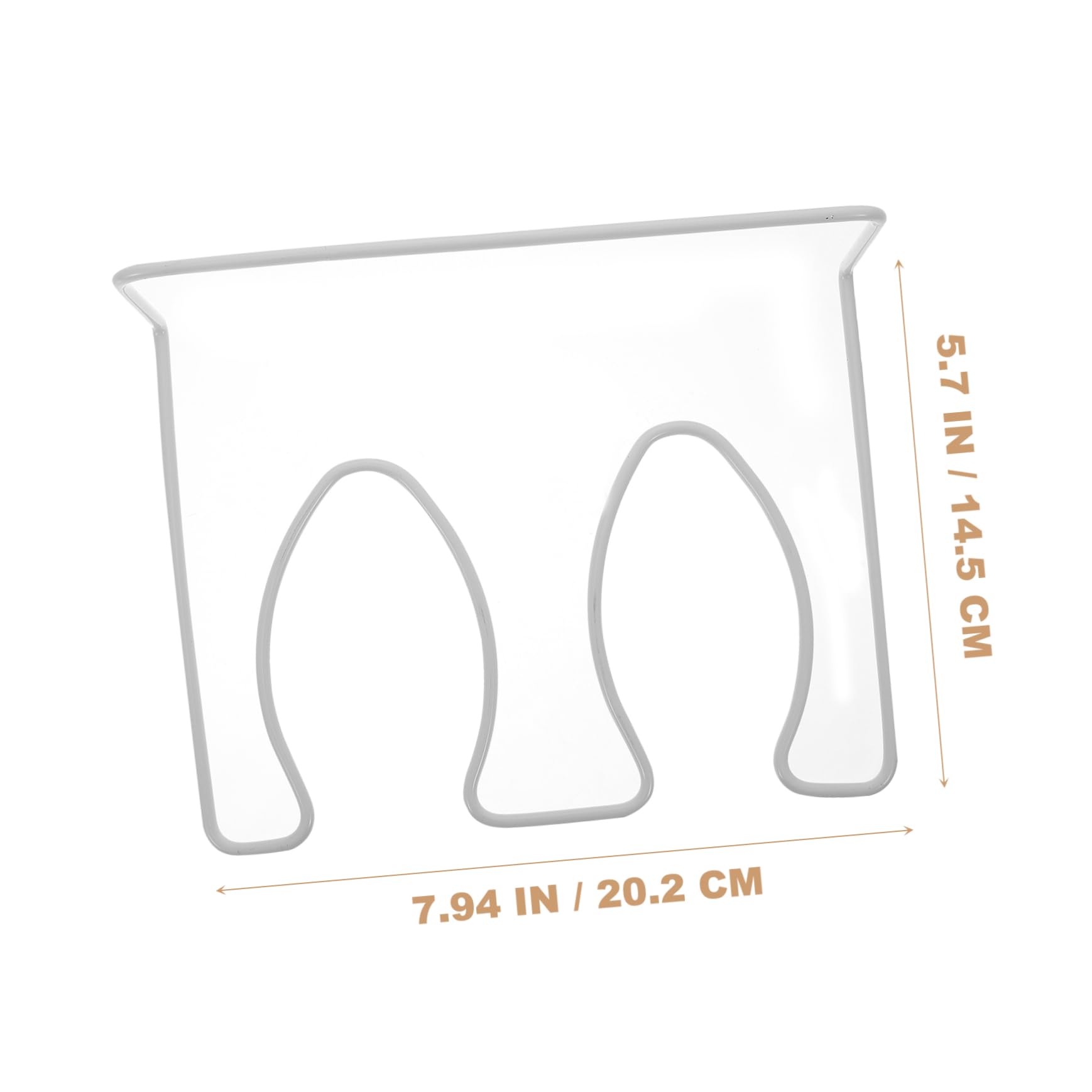 PRETYZOOM 2Pcs Wall Mounted Shoe Rack Organizer Shoe Hanging Shelf for Entryway Bathroom Closet Storage White Space Saving Design for Long Boots