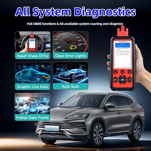 Autel MaxiDiag MD808 Pro OBD2 Scanner, All System Diagnostic Scan Tool, Upgraded of MaxiCheck Pro/MD808/MD806 Pro/MD802, 7 Reset Service Oil/D-F/EPB/SAS/BMS/Throttle, Auto Scan, Lifetime Free Update - Image 4