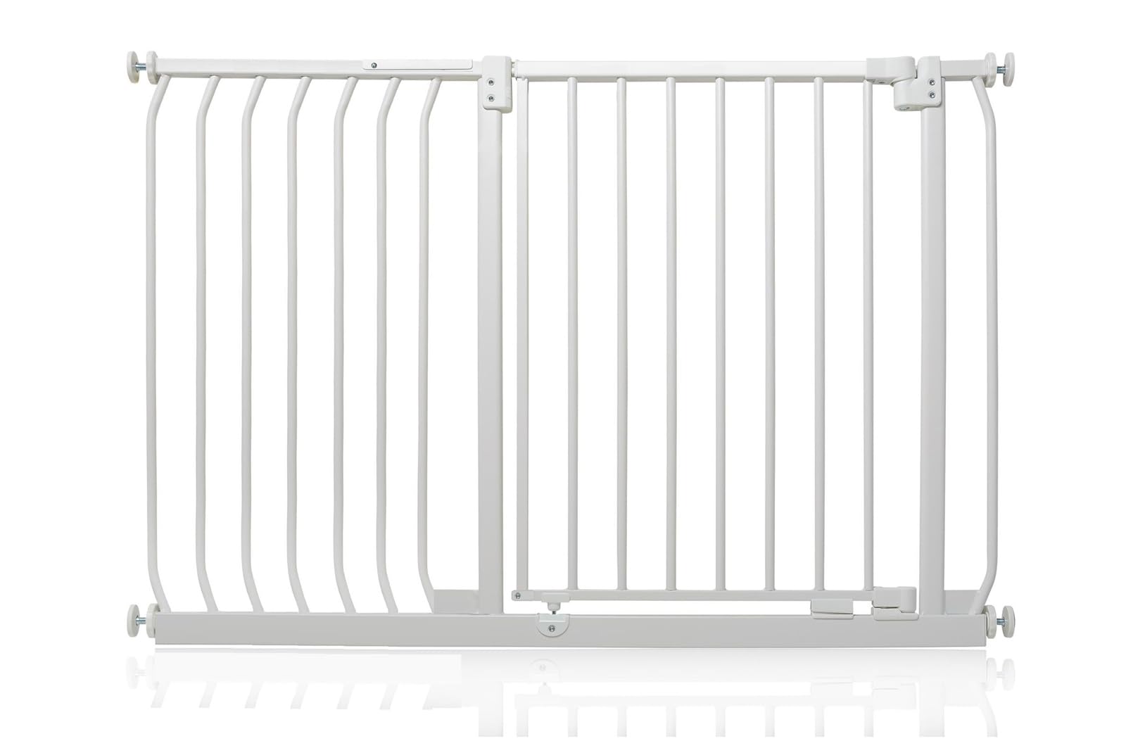Safetots Elite Pressure Narrow Safety Gate, 65.5cm - 74.5cm, Matt White, Narrow Pressure Fit Stair Gate, Baby Gate for Doors Hallways and Spaces, Safety Barrier, Easy Installation — view 76