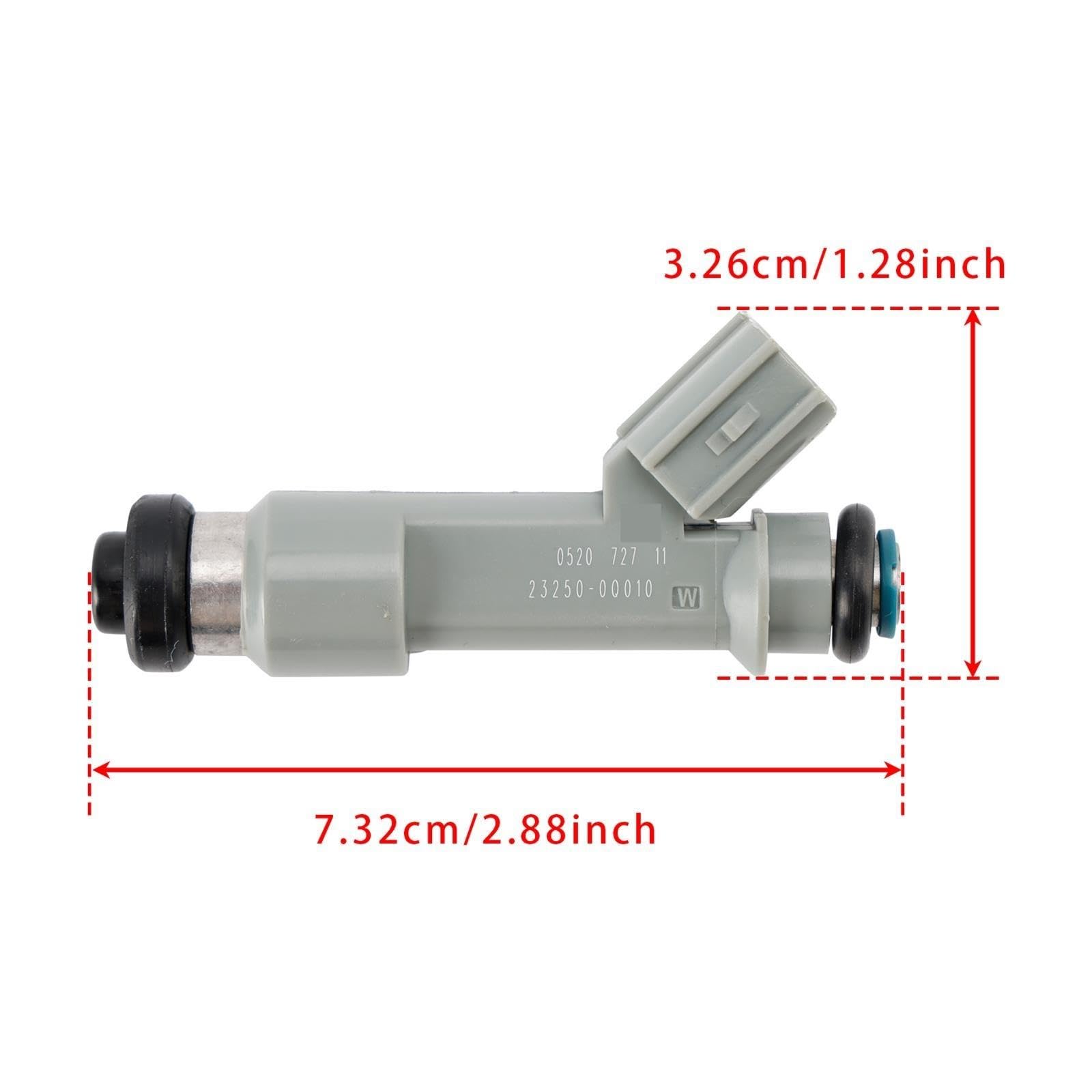 Injecteur De Carburant 23209-09030 23250-0Q010, Compatible Avec Peugeot 1.0(1PCS)