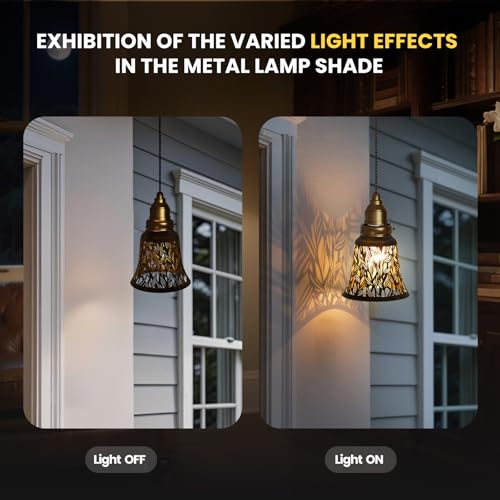 Image of 4 Pack Bronze-Gold Ceiling Fan Light Shade Replacements with 1-5 /8 inch Fitter, ALUCSET 4.72 inch Height and 4-3 /4 inch Diameter, Metal Bell Shaped Cover for Chandelier Pendant Light Wall Sconces