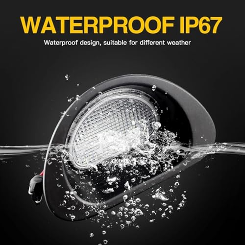 Luces matrícula 2 uds LED para solucionar bombillas fundidas en Peugeot 107 5