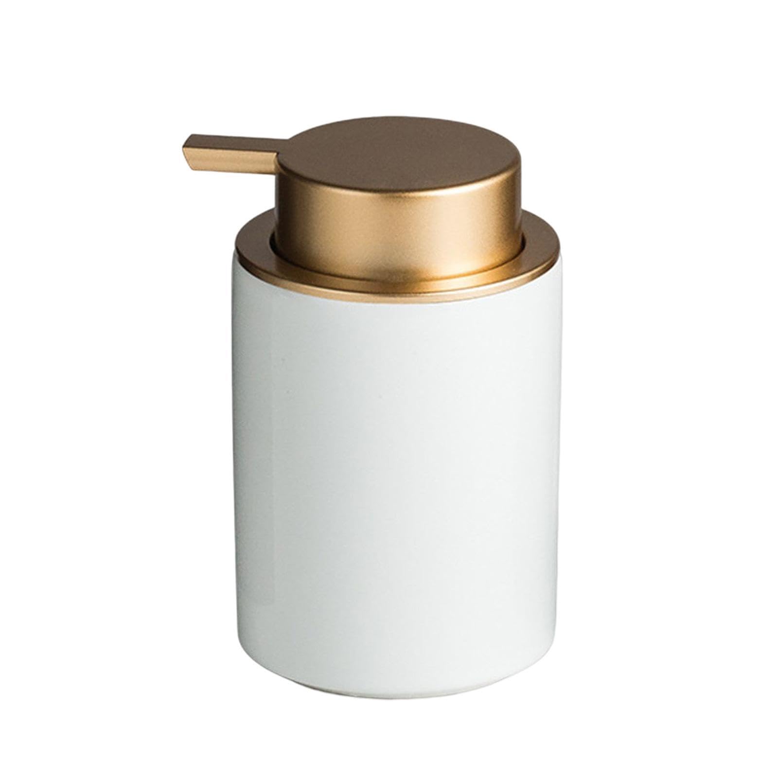 TWISAXC Multi Purpose Ceramic Soap Dispensers Smooth Surfaces Essential For Organizing Home Bathrooms Multi-purpose Lotion Dispenser With Pump Pump Dispenser