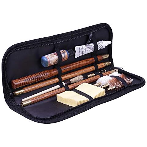 GunTuff 12g Pouch Shotgun Barrel Maintenance & Cleaning Kit Compatible With Bisley, Remington, Beretta Shotguns 12 Bore Gun Cover