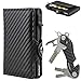 Porte-Cartes de crédit pour Hommes Slim Small Wallet pour Hommes Protection RFID Porte-clés pour Hommes Porte-Monnaie pour Hommes Porte-Documents Porte-Cartes Ouvre-Bouteille Organisateur Principal