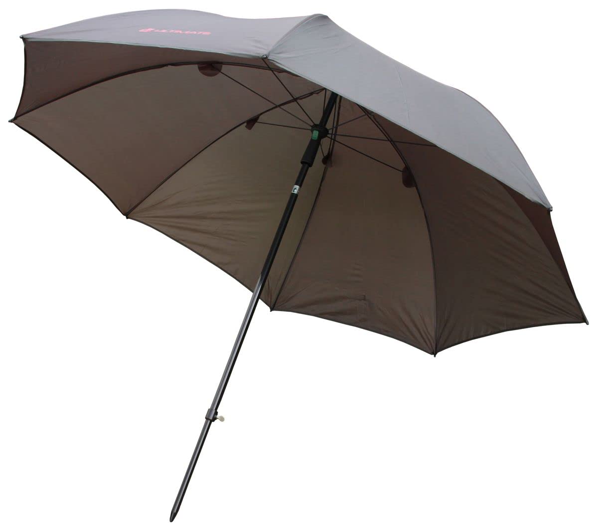 Ultimate Parapluie de pêche Umbrella Green avec Fonction d'inclinaison 50" | Parapluie de pêche