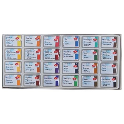 WHITE NIGHTS CAJA PLÁSTICO ACUARELA 24 GODETS EX-F