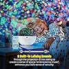 Night Light Projector,Night Light for Kids Room with Remote and Timer,360° Rotation,3 Projection Films,18 Light Modes,8 Lullaby Songs,Kids Night Lamp, Birthday Christmas Gifts for Boys Girls (white) #4