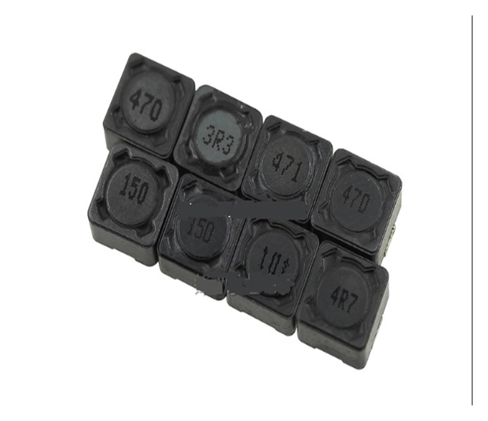 WHWRCADV 10 Pcs 7x7x4 Shielded Inductor SMD Power Inductors Cd74R 100uh 101marking 7 * 7 * 4MM